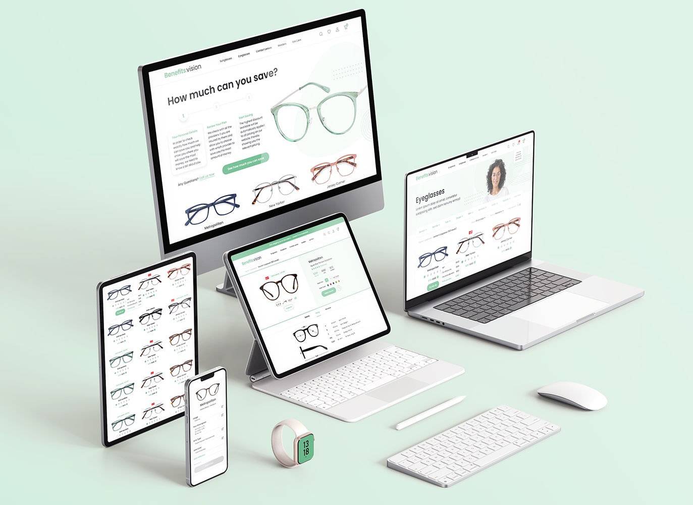 Benefits Vision website UX design